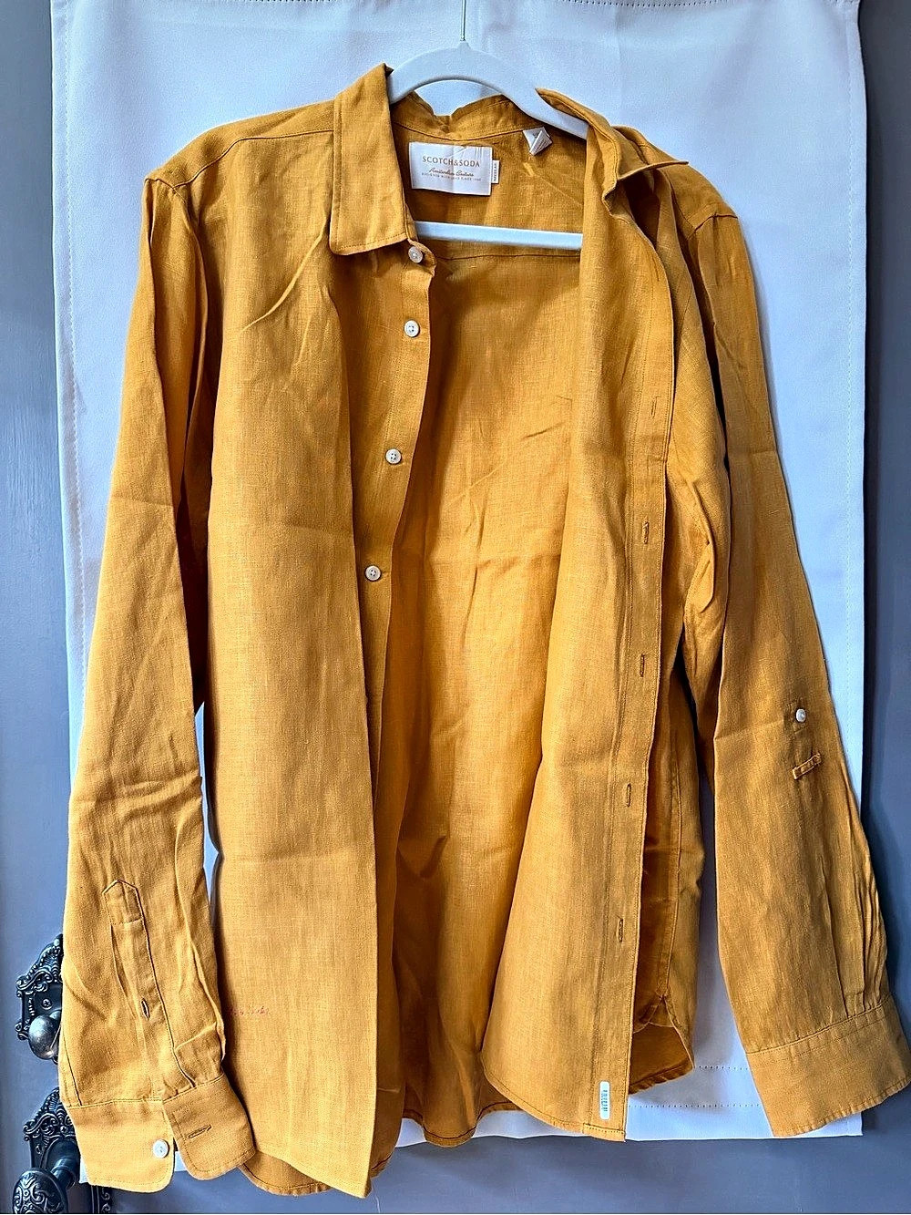 Chico's Button Down Shirt in Yellow